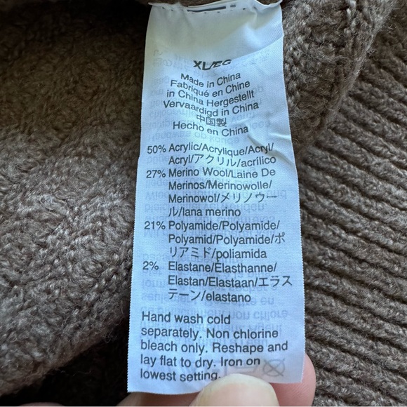 Madewell Belmont mock neck ribbed sweater - Picture 4 of 4